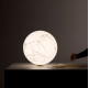MOON T TABLE - japanese paper - metal